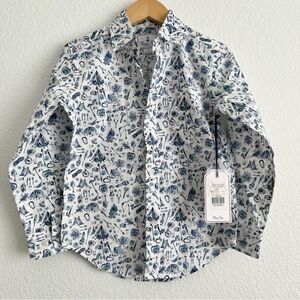 Classic Prep Boys Long-Sleeve Button-Up Shirt